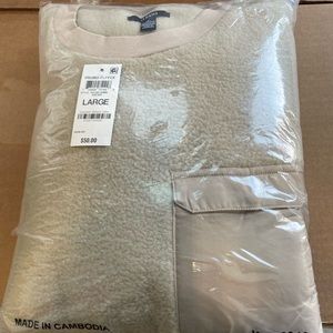 Fleece Long Sleeve Sweater